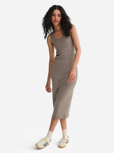 Tencel Rib Tank Maxi Dress