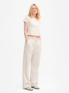 Tencel Twill Pleated Pant