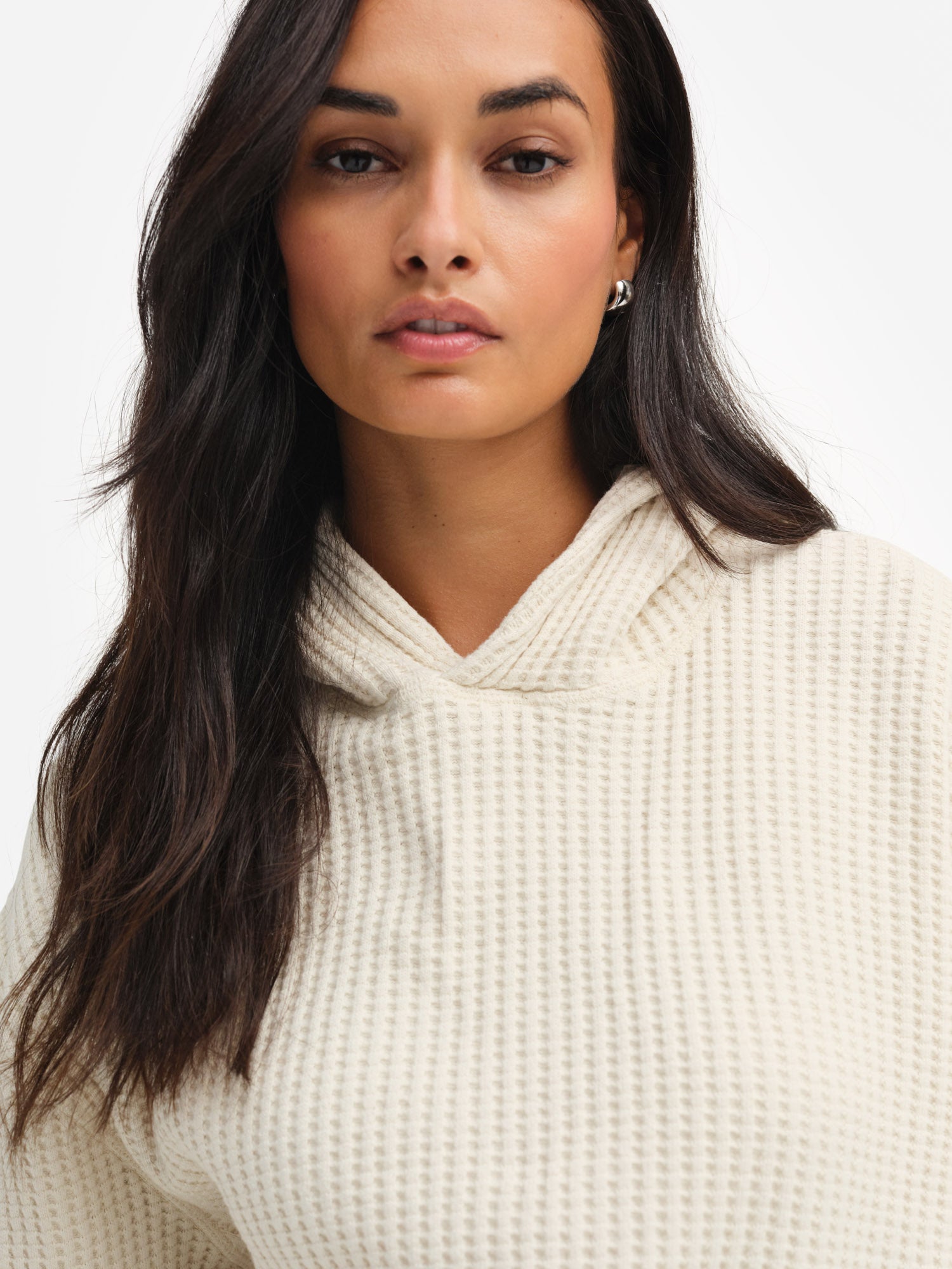 Organic Waffle Relaxed Hoodie MATE the Label