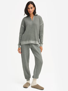 Organic Waffle Relaxed Jogger