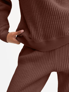 Organic Waffle Relaxed Jogger