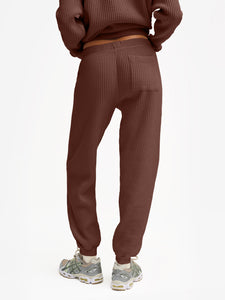 Organic Waffle Relaxed Jogger