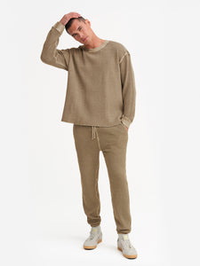 Men's Organic Waffle Sweatpant