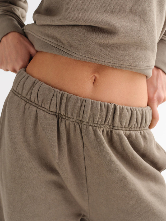 Organic Fleece Straight Leg Sweatpant