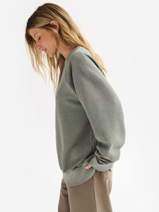 Organic Fleece Raglan Sweatshirt