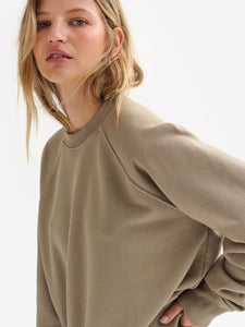 Organic Fleece Raglan Sweatshirt