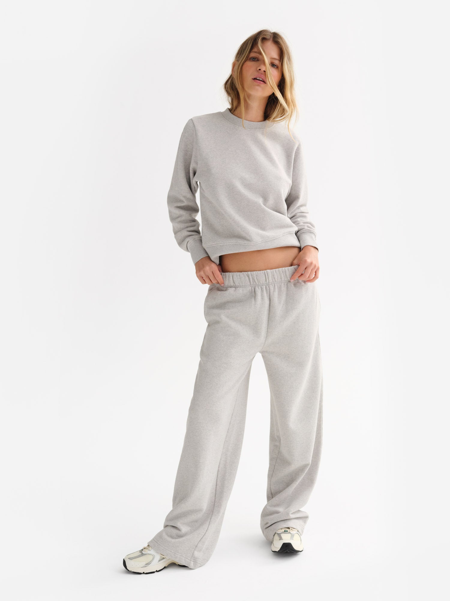 Women's fleece straight leg sweatpants new arrivals