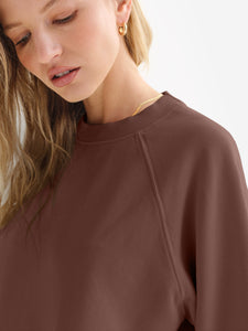 Organic Fleece Raglan Sweatshirt