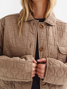 Organic Cotton Quilted Chore Jacket