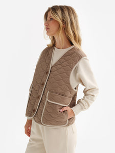 Organic Cotton Quilted Vest