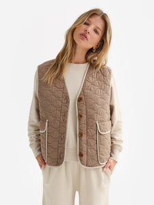 Organic Cotton Quilted Vest