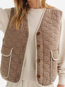 Organic Cotton Quilted Vest