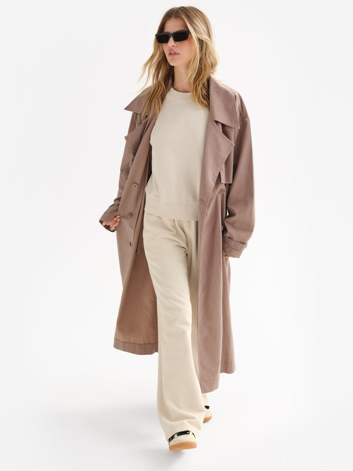 Tencel Twill Trench Coat