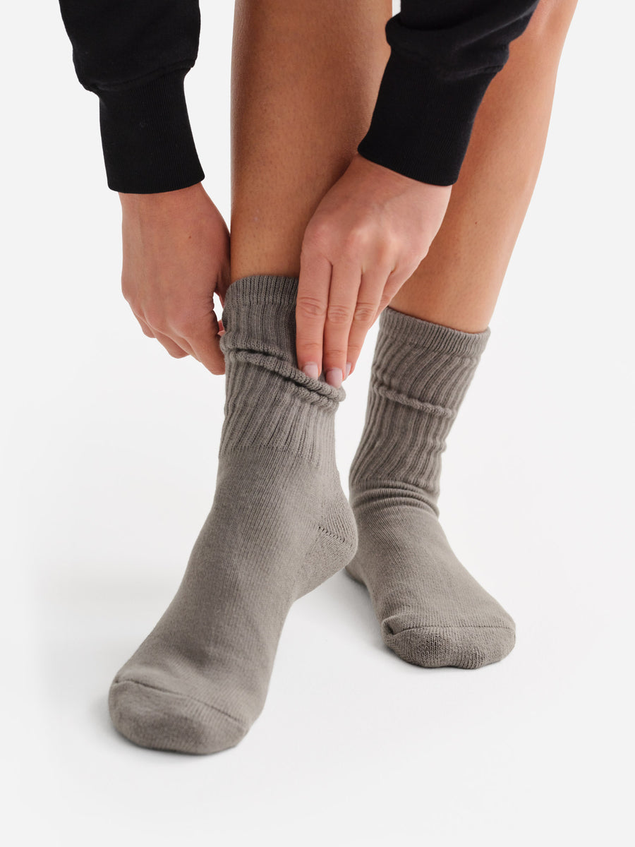 Organic Cotton Sock 5 Pack-Intimates-MATE the Label-BONE,FOREST,MAPLE,JET BLACK,BIRCH-S/M-MATE the Label