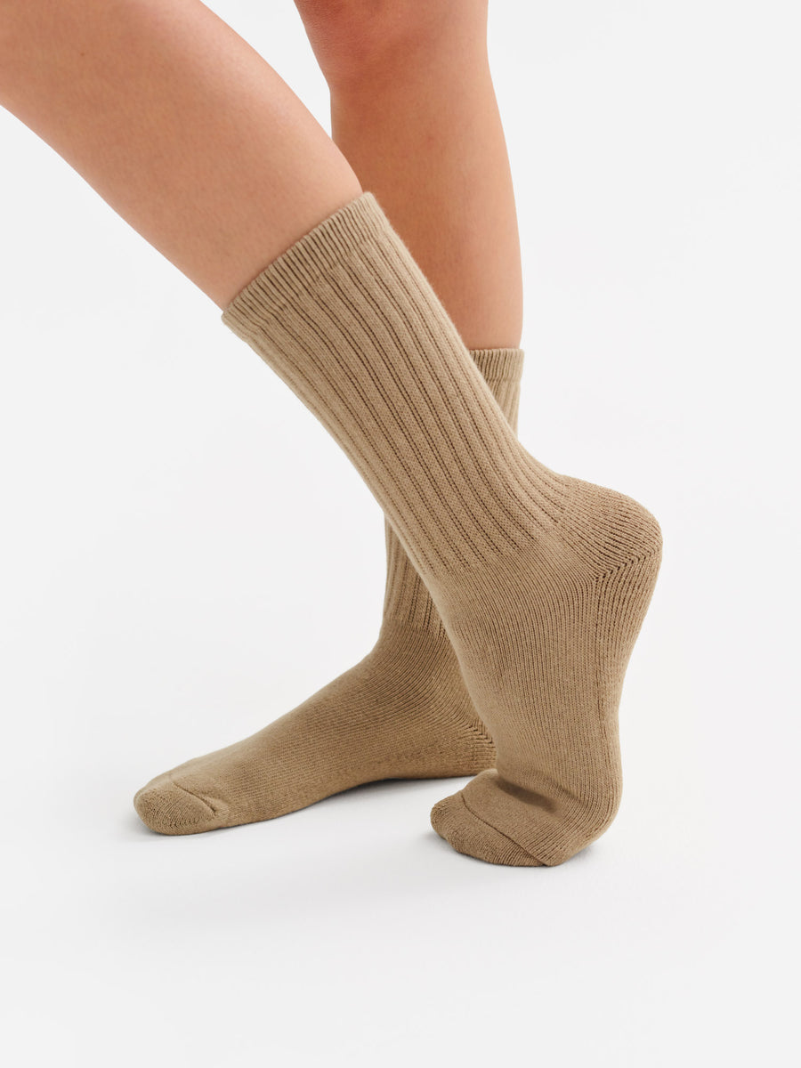 Organic Cotton Sock 5 Pack-Intimates-MATE the Label-BONE,FOREST,MAPLE,JET BLACK,BIRCH-S/M-MATE the Label