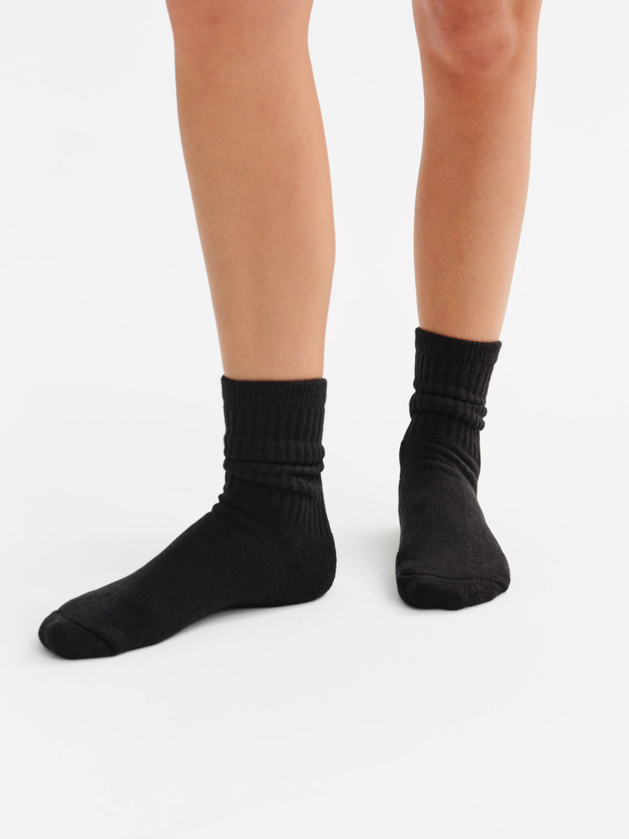 Organic Cotton Sock 5 Pack-Intimates-MATE the Label-BONE,FOREST,MAPLE,JET BLACK,BIRCH-S/M-MATE the Label