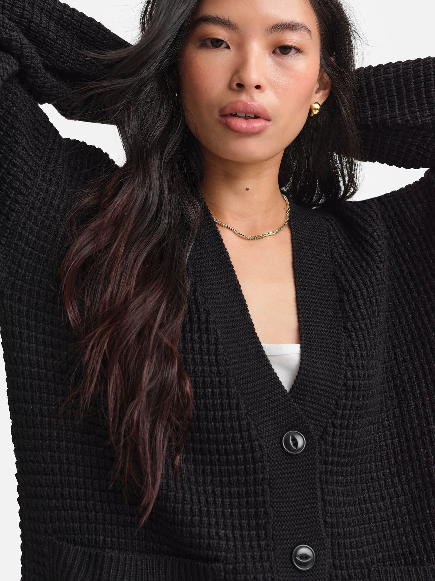 Merino Waffle Cardigan MATE the Label