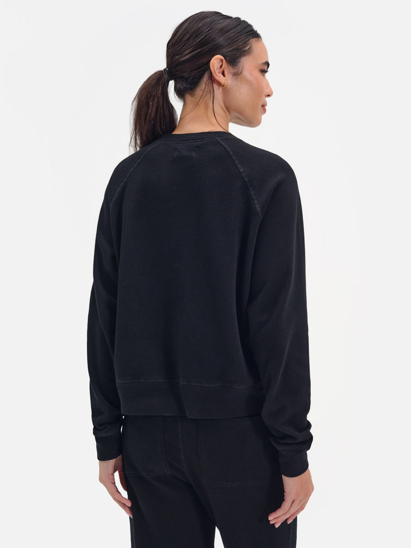 Organic Lightweight Terry Raglan Sweatshirt
