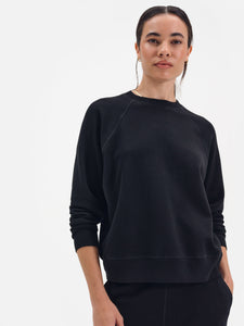 Organic Lightweight Terry Raglan Sweatshirt
