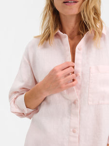 Organic Linen Oversized Button Down