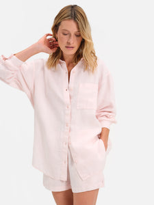 Organic Linen Oversized Button Down