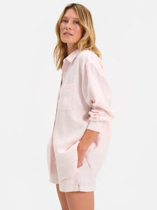 Organic Linen Oversized Button Down