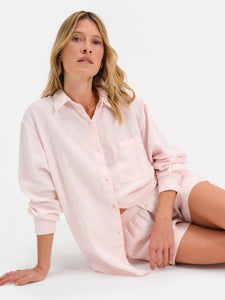 Organic Linen Oversized Button Down