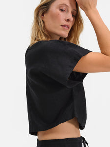 Organic Linen Crop Tee