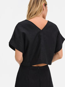 Organic Linen Crop Tee