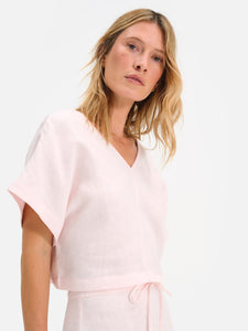 Organic Linen Crop Tee