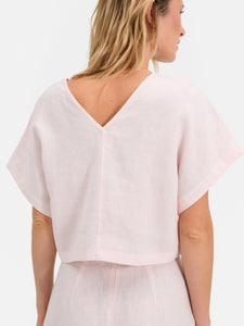 Organic Linen Crop Tee