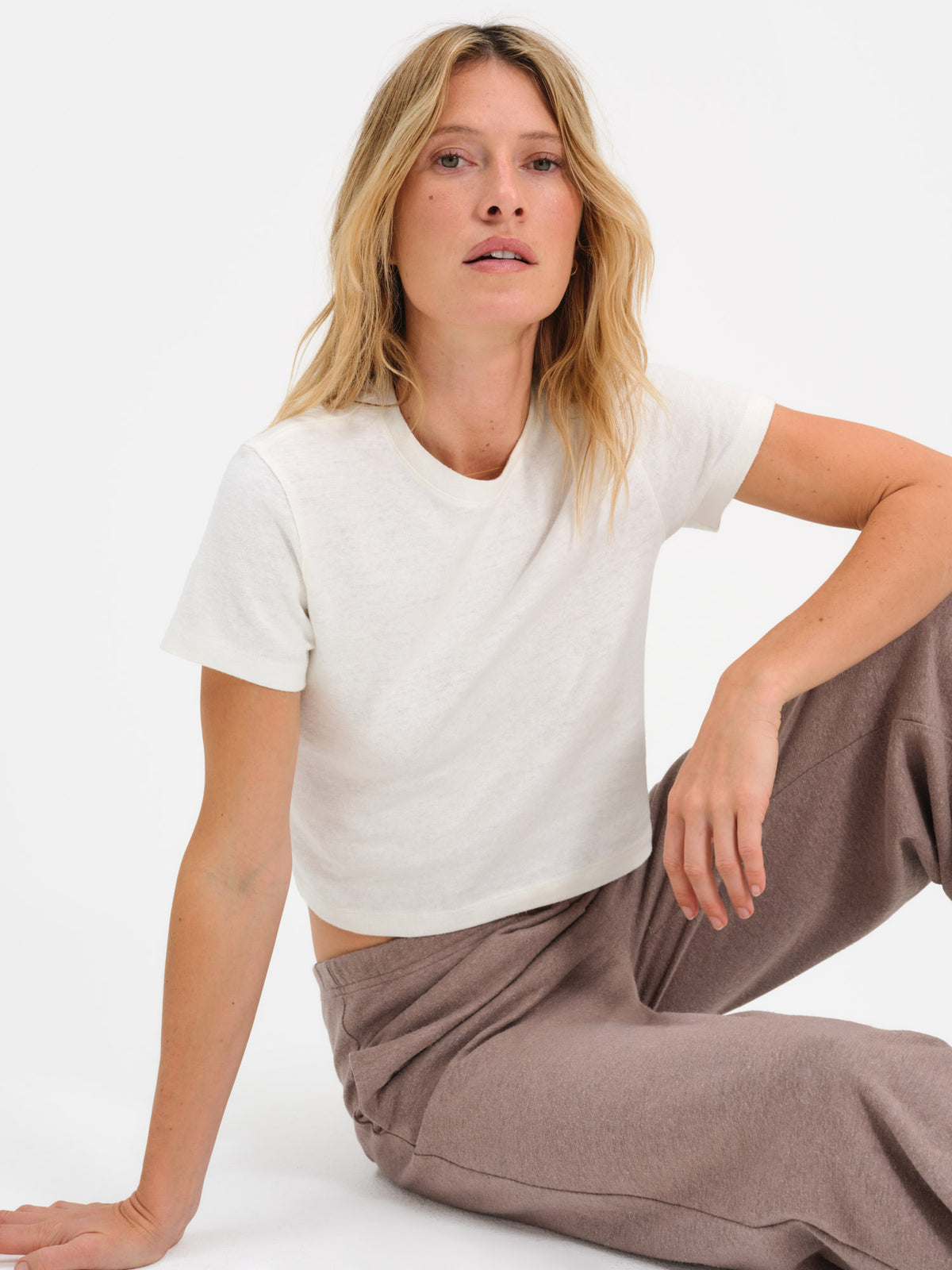 Regenerative Hemp Shrunken Tee-Tees-MATE the Label-TRUE WHITE-XS-MATE the Label