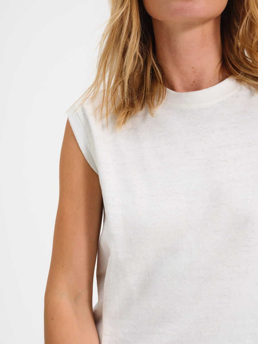 Regenerative Hemp Muscle Tank-Tanks-MATE the Label-TRUE WHITE-XS-MATE the Label
