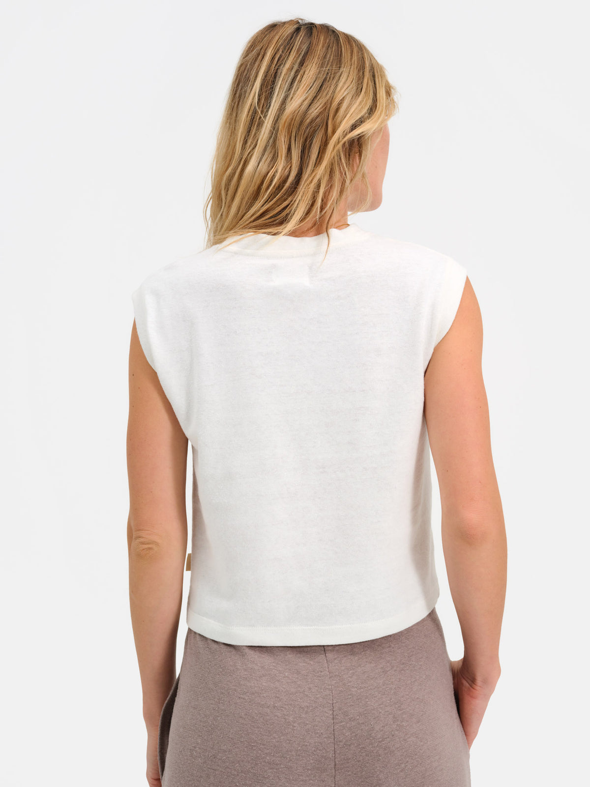 Regenerative Hemp Muscle Tank-Tanks-MATE the Label-TRUE WHITE-XS-MATE the Label