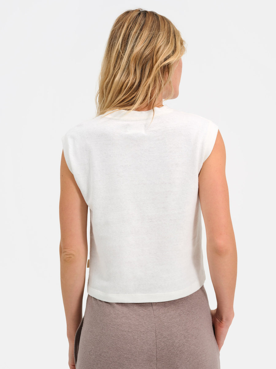 Regenerative Hemp Muscle Tank-Tanks-MATE the Label-TRUE WHITE-XS-MATE the Label