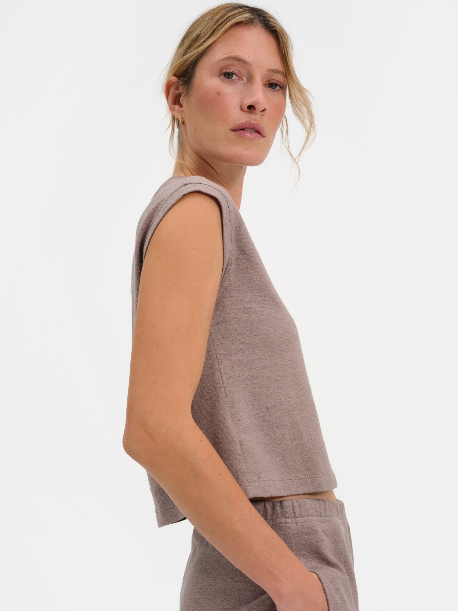 Picture of Regenerative Hemp Muscle Tank Mineral - Women's   