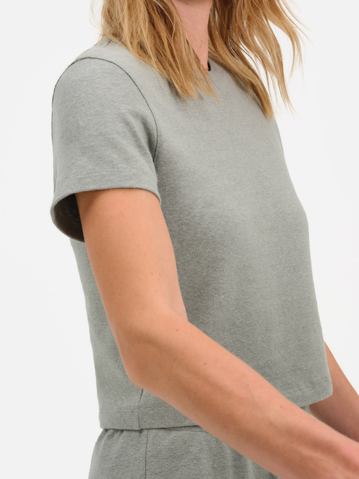 Regenerative Hemp Shrunken Tee-Tees-MATE the Label-FIR-XS-MATE the Label