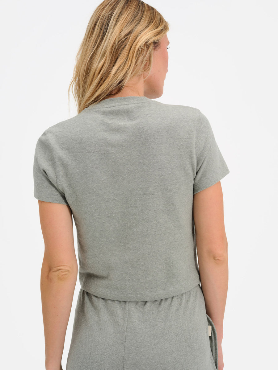 Regenerative Hemp Shrunken Tee-Tees-MATE the Label-FIR-XS-MATE the Label
