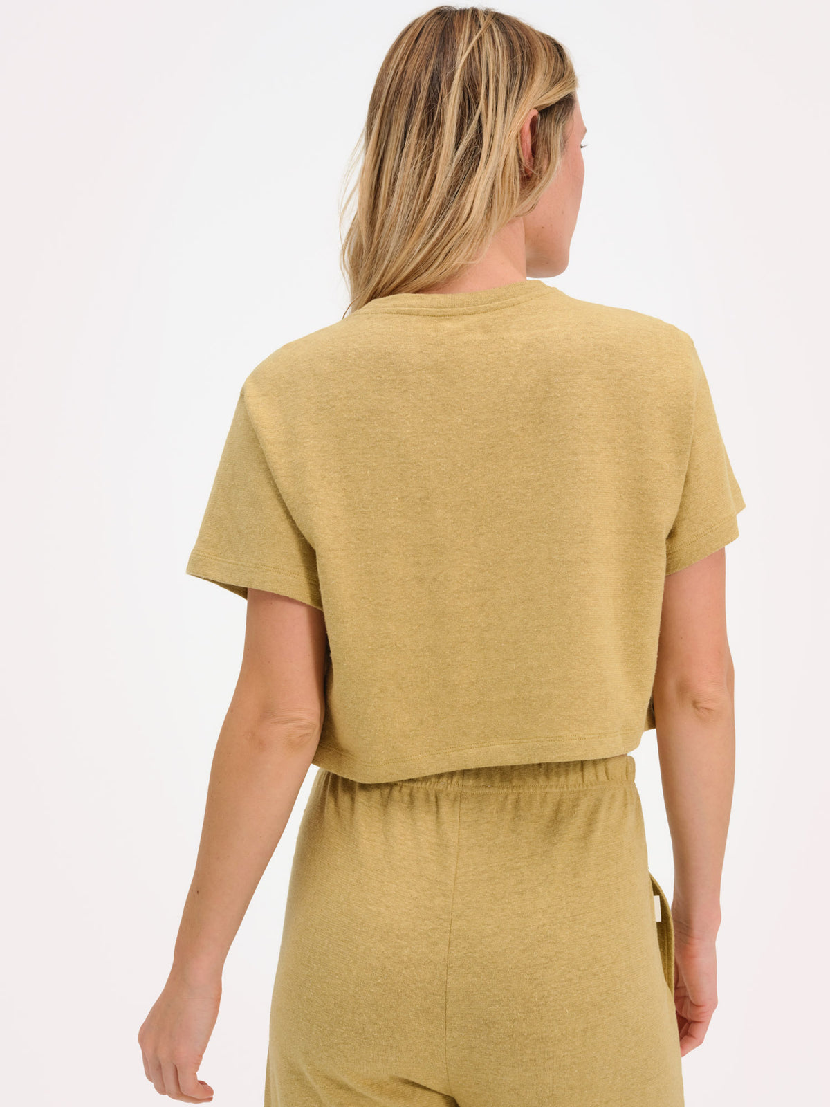 Regenerative Hemp Relaxed Crop Tee-Tees-MATE the Label-FLAX-XS-MATE the Label