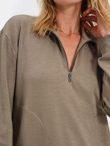 Seacell Tencel Quarter Zip Pullover