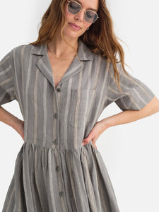 Organic Linen Shirt Dress