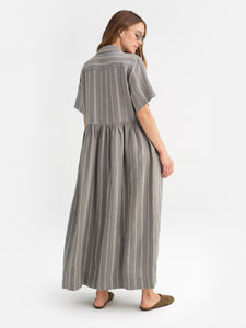 Organic Linen Shirt Dress