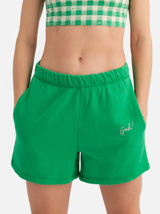 MATE x Lisa Says Gah Organic Fleece Embroidered Pocket Short