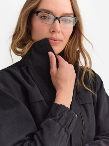 Organic Cotton Canvas Flight Jacket