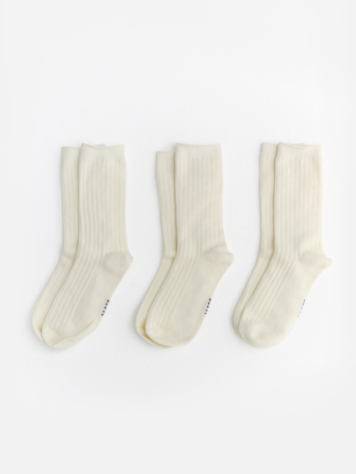 Organic Cotton Trouser Sock-Intimates-MATE the Label-BONE-S/M-MATE the Label