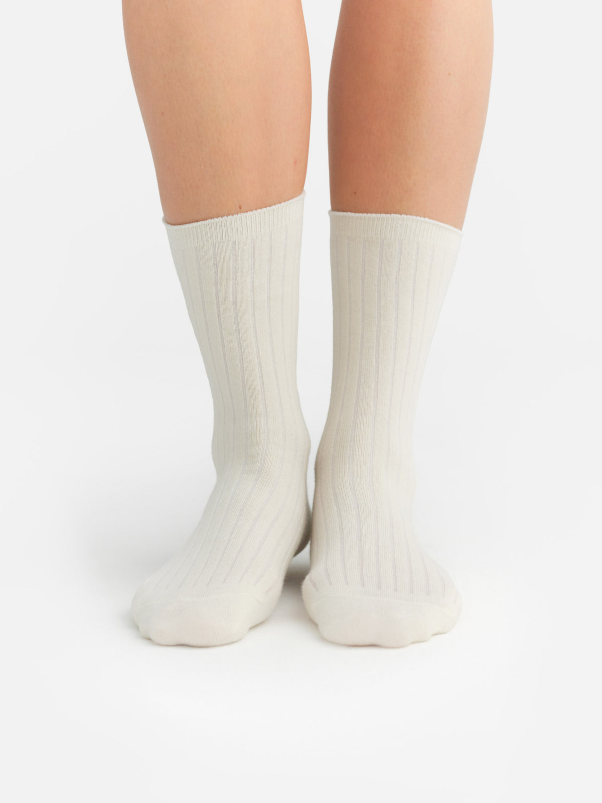 Organic Cotton Trouser Sock-Intimates-MATE the Label-BONE-S/M-MATE the Label