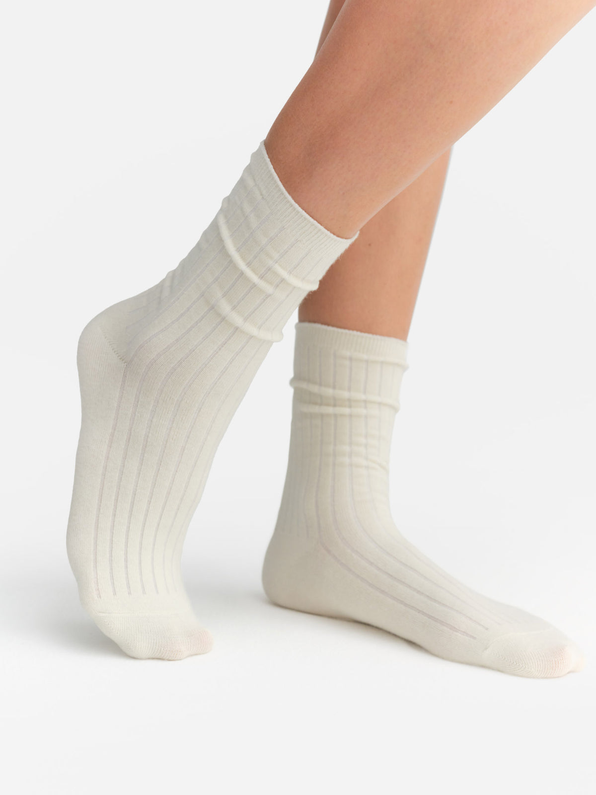Organic Cotton Trouser Sock-Intimates-MATE the Label-BONE, CONCH, RAFFIA-S/M-MATE the Label