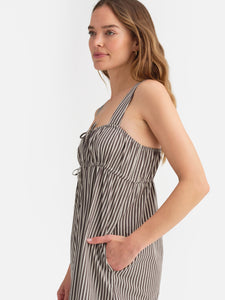 Organic Poplin Pocket Midi Dress