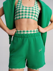 MATE x Lisa Says Gah Organic Fleece Embroidered Pocket Short