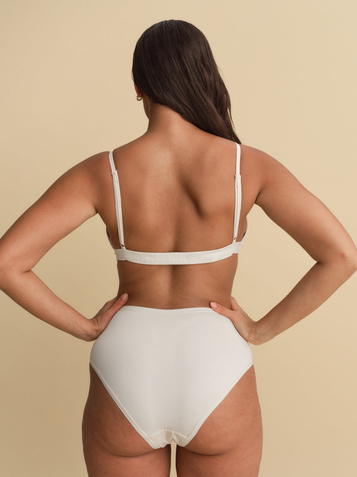 Organic Comfort High Waist Brief-Intimates-MATE the Label-BONE-XS-MATE the Label
